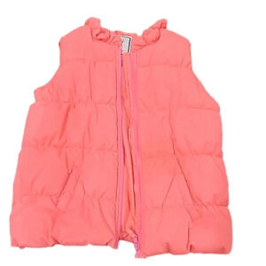 Gymboree Girls Coral Puffer Vest